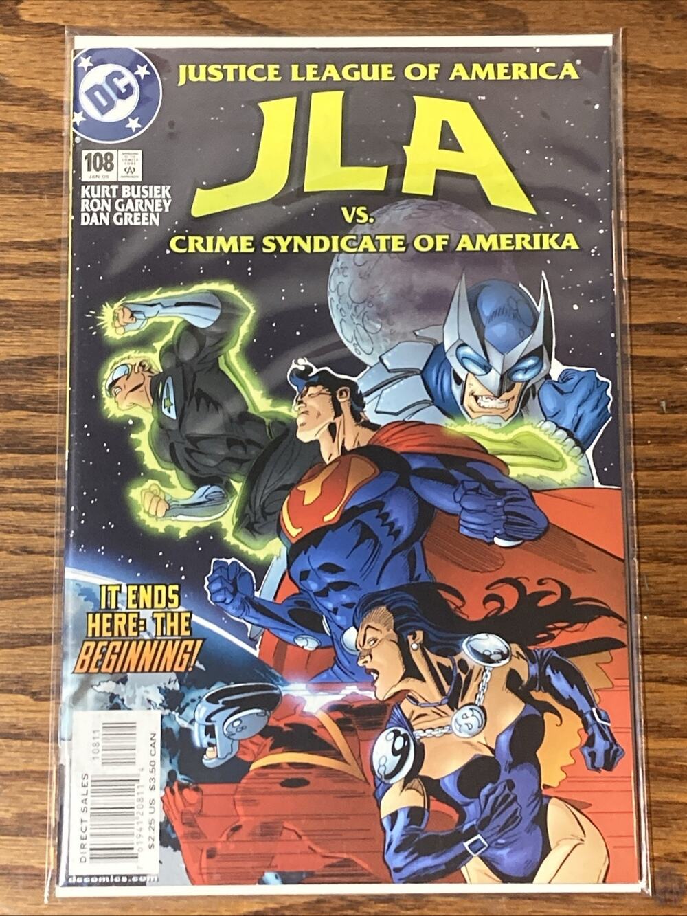 JLA Justice League of America 108 Kurt Busiek Ron Garney Dan Green Comic Book